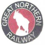 GREAT NORTHERN RAILWAY LOGO METAL HAT PIN